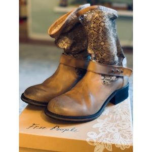 Free People Crochet Beau Boots